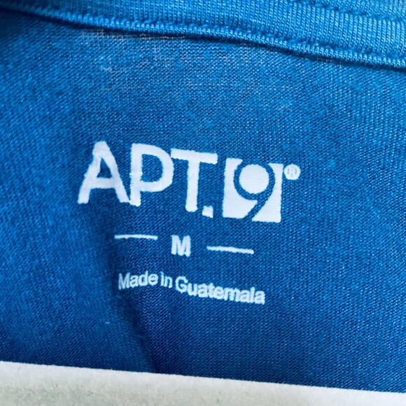 Apt. 9 Women's Blue Graphic T-Shirt Top Short Sleeve Beauty In Everything‎ - Picture 4 of 4